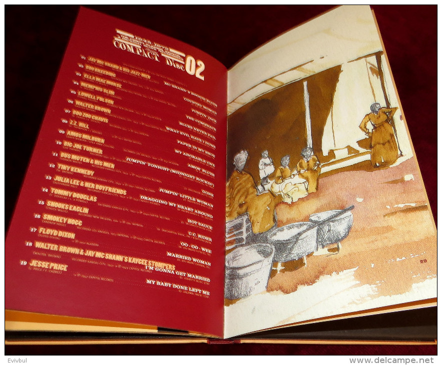 coffret/livre 32 pages Deep Blues Story 3 CD finest Aladdin Capitol & Imperial Blues recording 1945  1972 EMI Music 2002