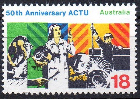 Australia 1976 18c ACTU Anniversary MNH - Neufs