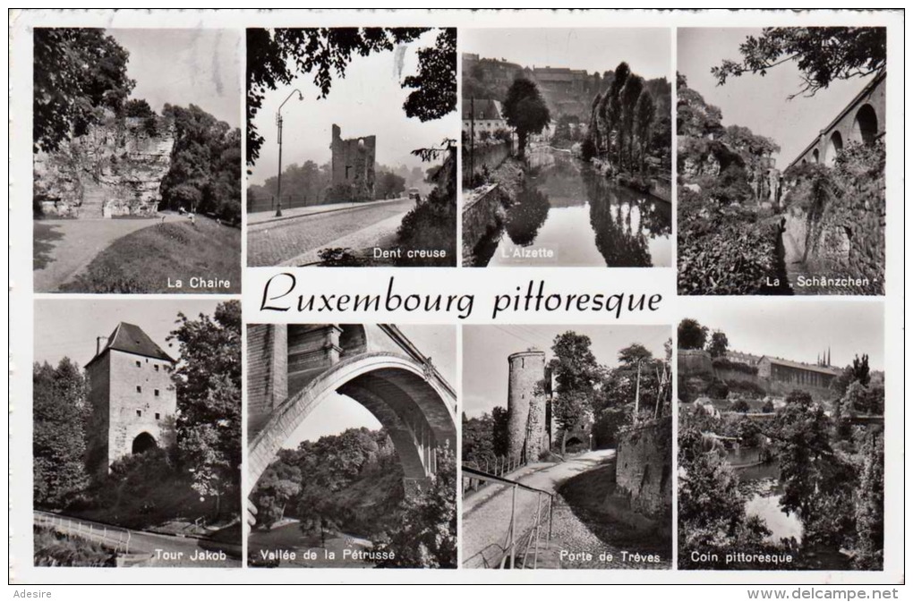 LUXEMBOURG - Pittoresque, Gel.195?, 2 Sondermarken - Luxembourg - Ville