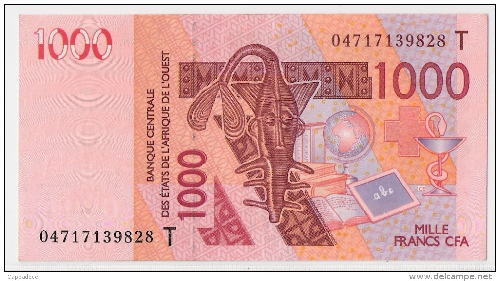 TOGO      1 000 FRANCS      2004      P. 815Tb      AUNC      (voir 2 Scans) - West-Afrikaanse Staten