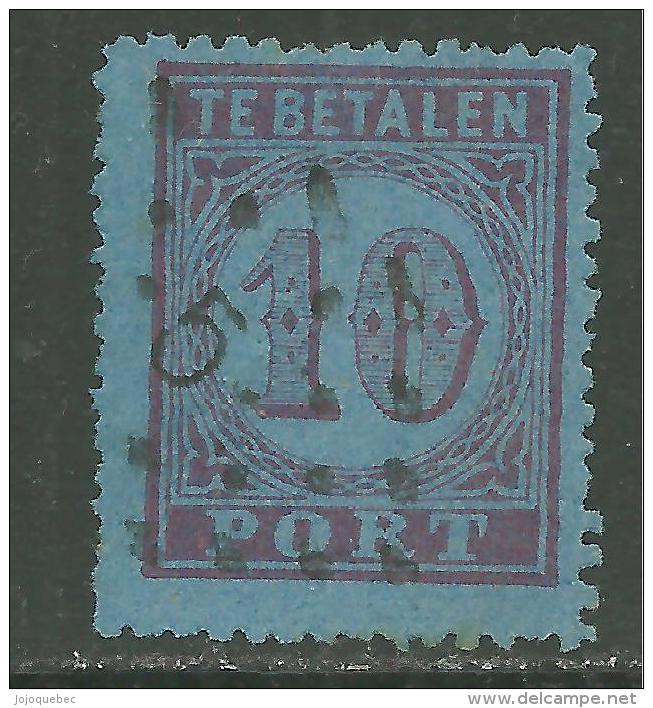 Pays-Bas Oblitérér Taxe, No: 2, Coté 20 Euros, Y Et T, USED, TAX - Postage Due