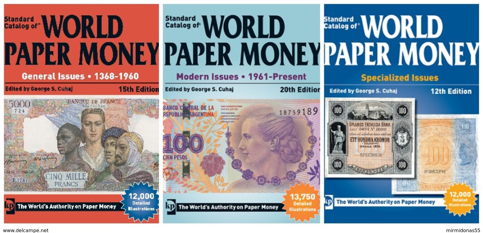 3 Complète Catalogues De Billets Du Monde 1368-2017 DVD - Books & Software