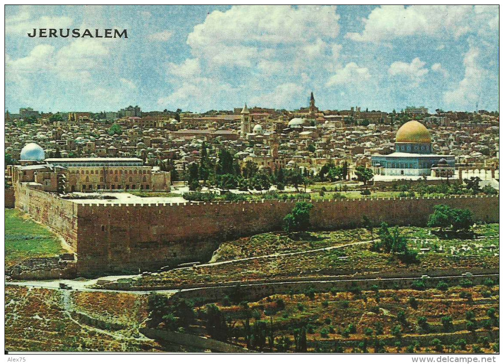 PALESTINE - ISRAEL --Jérusalem - Vue Du Mont Des Oliviers -- - Autres & Non Classés