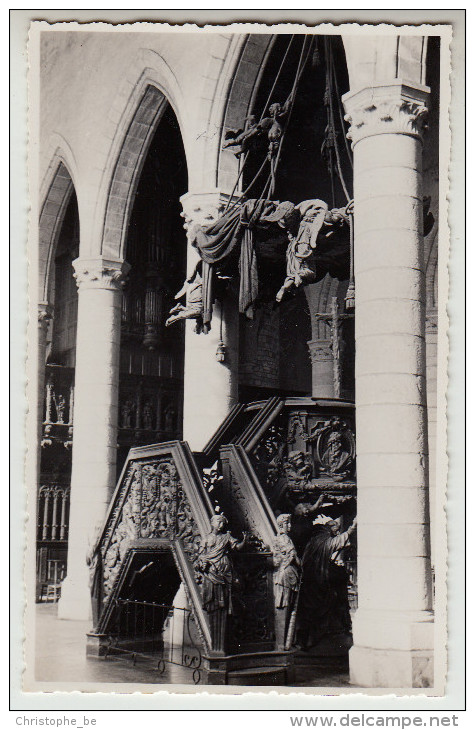 Poperinge St Bertinuskerk Fotokaart Van Kuntschatten, Op Agfa Papier. Reeks Privé Foto´s (pk22685) - Poperinge