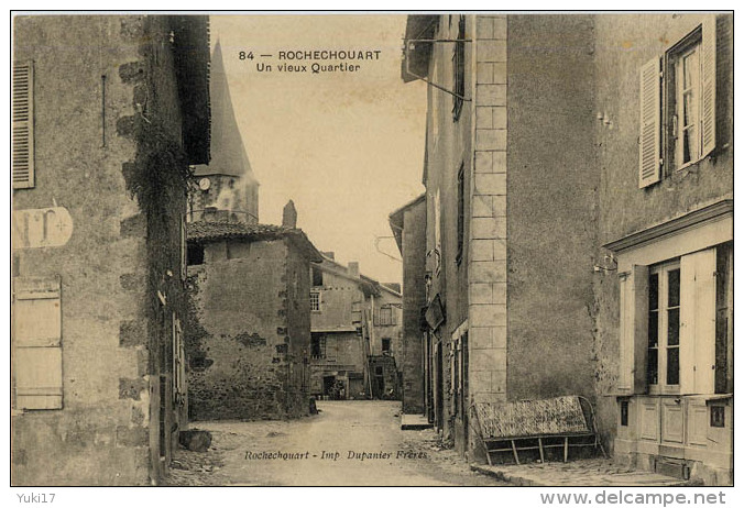 87 ROCHECHOUART VIEUX QUARTIER 84 - Rochechouart