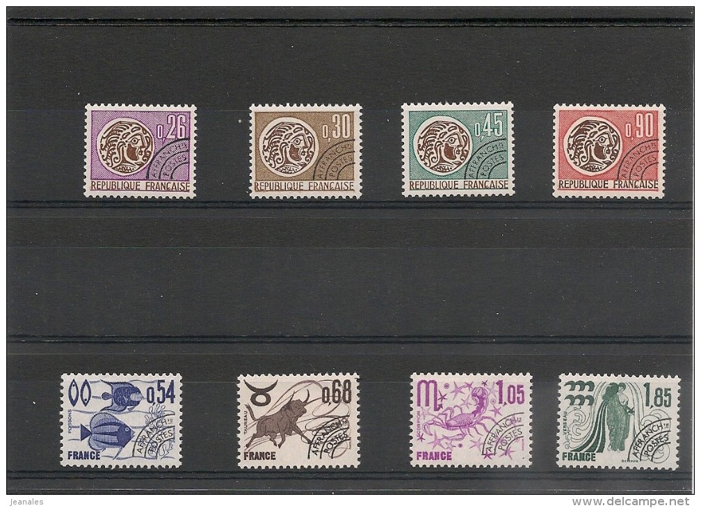 FRANCE 1971-1977 Préo N° 130/133** 146/149** - 1964-1988