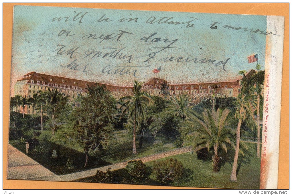 Palm Beach Fl 1907 Postcard - Palm Beach