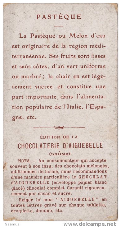 Chromo - Edition De La Chocolaterie D'Aiguebelle (Drôme). -  Pastèque. - Albumes & Catálogos