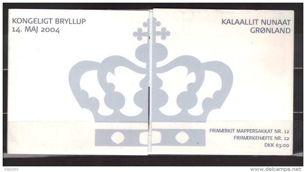 Groënland 2004, Carnet Neuf N° C399 Mariage Princier - Booklets
