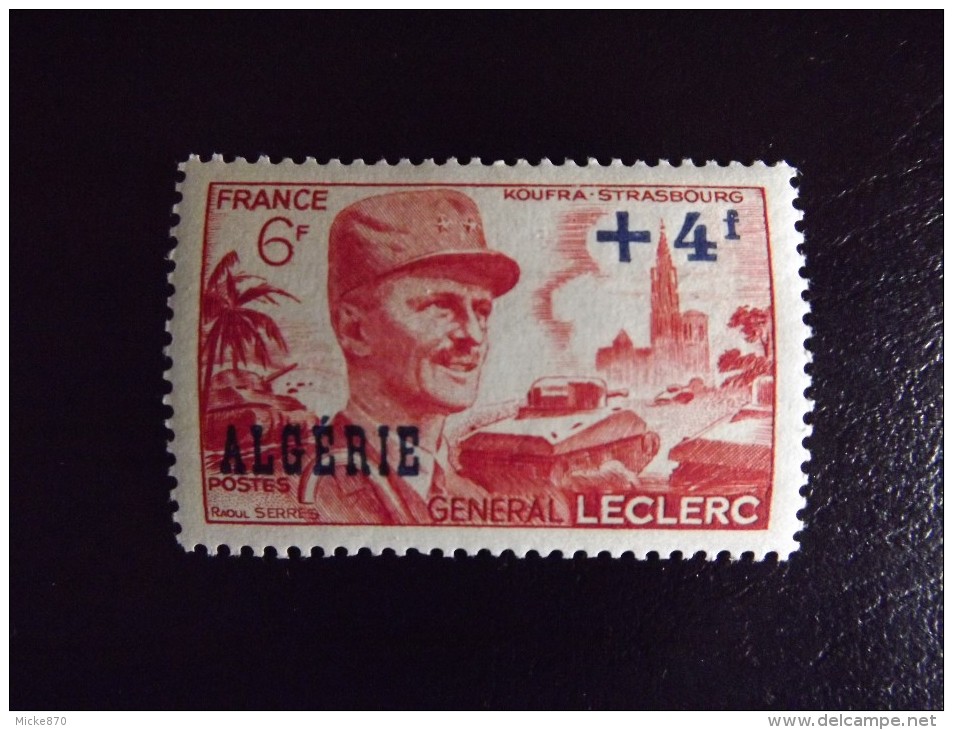 Algérie N°272 Neuf** Leclerc Surchargé - Unused Stamps