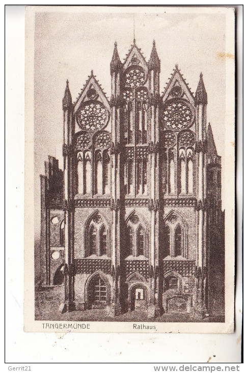 0-3504 TANGERMÜNDE, Rathaus, 1929 - Tangermuende