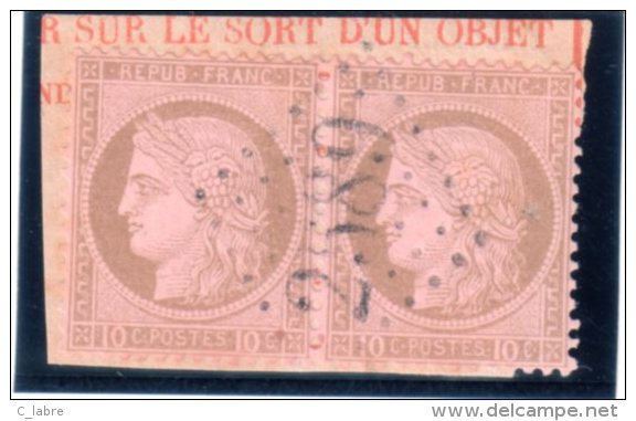 FRANCE : GC 2589 . " MURON " . (16) . N° 54 . TB . SUR FGT . PAIRE . - Autres & Non Classés