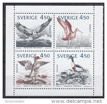 Sweden 1992 Mare Balticum / Ducks Booklet  Pane ** Mnh (26082) - 1904-50