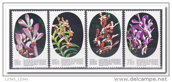 Singapore 1976, Postfris MNH, Flowers, Orchids - Singapore (1959-...)