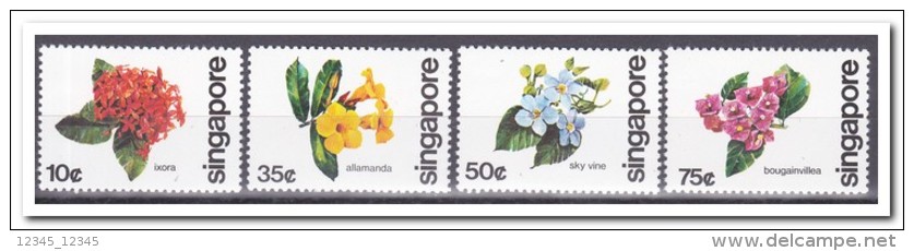 Singapore 1980, Postfris MNH, Flowers - Singapore (1959-...)