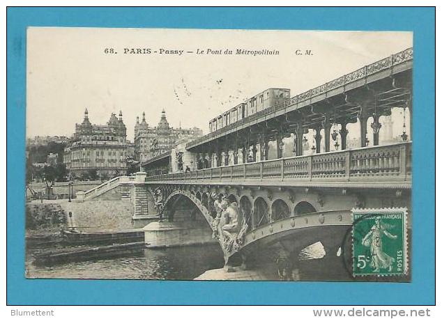 CPA 68 - Métro Le Pont Du Métropolitain PARIS-PASSY 75 - Metro, Stations