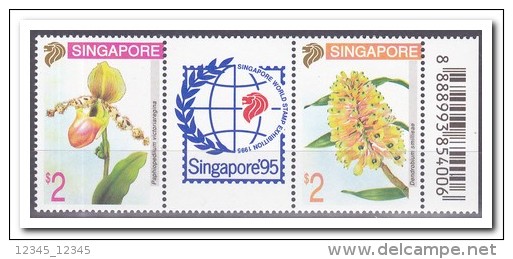 Singapore 1994, Postfris MNH, Flowers, Orchids - Singapore (1959-...)