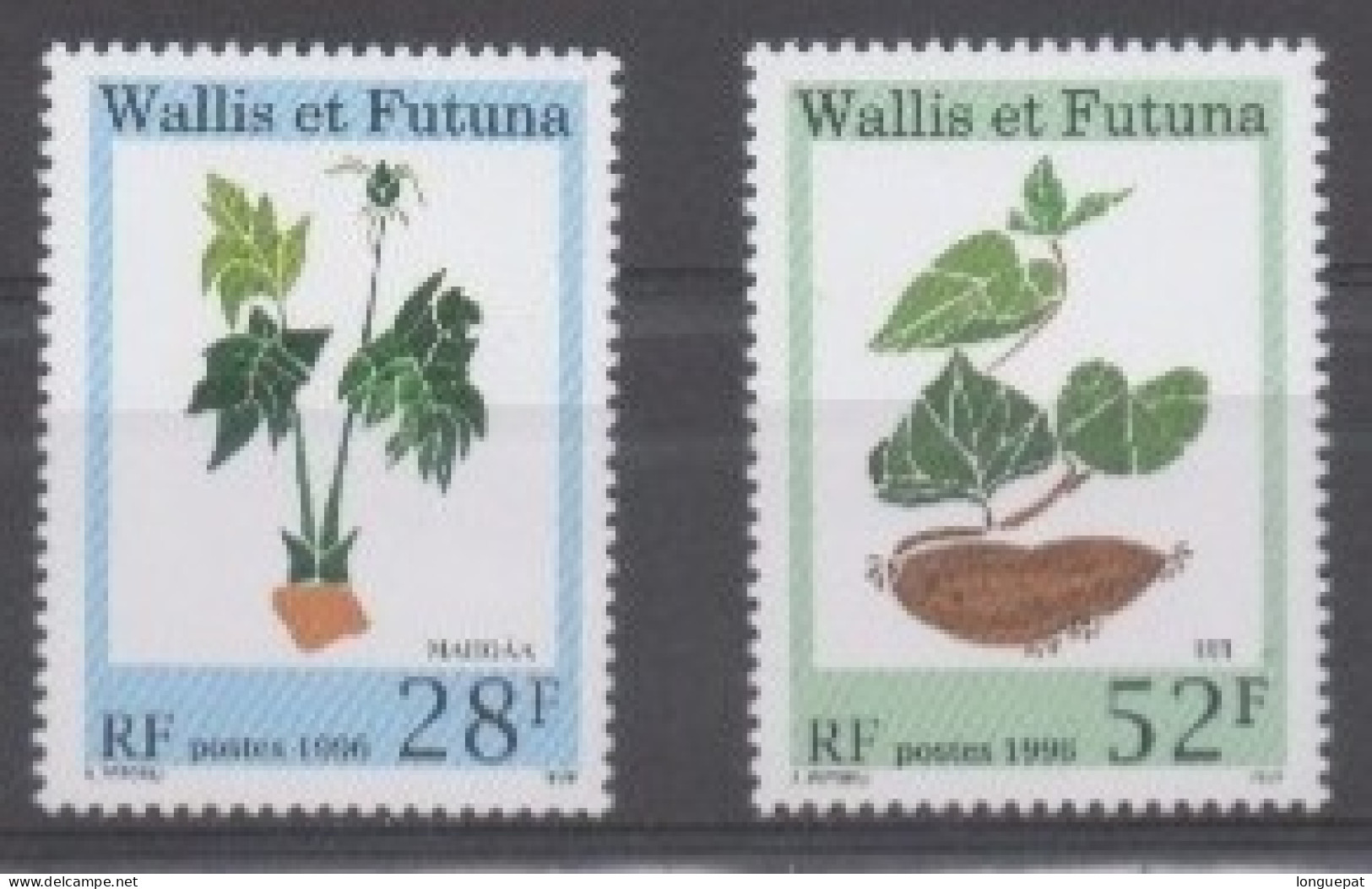 WALLIS Et FUTUNA  : Flore - Plantes - Tubercules Locaux : Mahooa, Ufi - Plantes Alimentaires - Alimentation - - Neufs