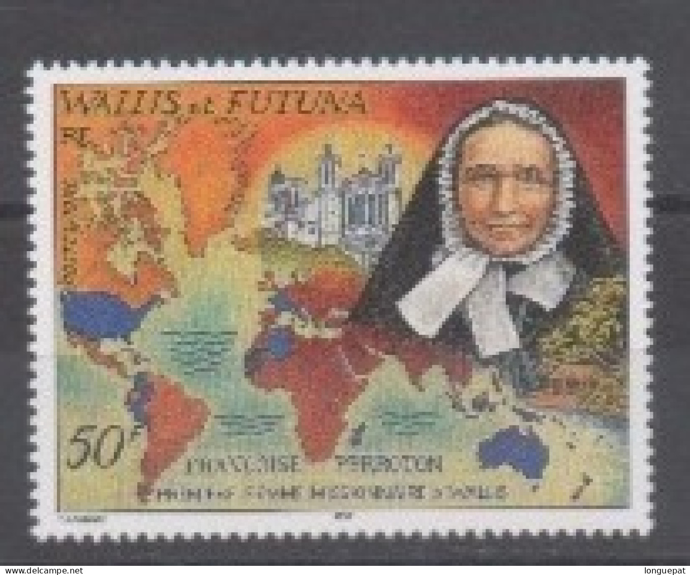 WALLIS Et FUTUNA  : Hommage à Françoise Perroton, Première Femme Missionnaire à Wallis : Portrait - - Unused Stamps