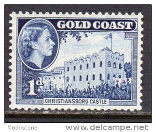 Gold Coast Ghana QEII 1952-4 Definitives 1d Value, Lightly Hinged Mint - Goudkust (...-1957)