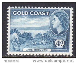 Gold Coast Ghana QEII 1952-4 Definitives 4d Value, Lightly Hinged Mint - Gold Coast (...-1957)