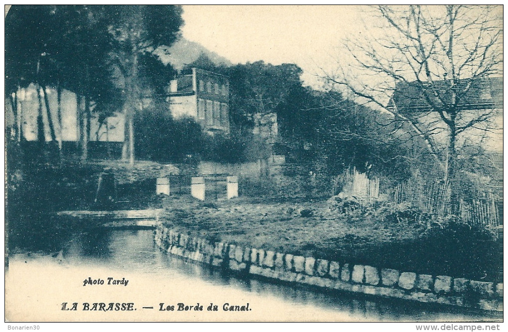 CPA 13 MARSEILLE LA BARASSE 11ème BORDS DU CANAL - Saint Marcel, La Barasse, St Menet