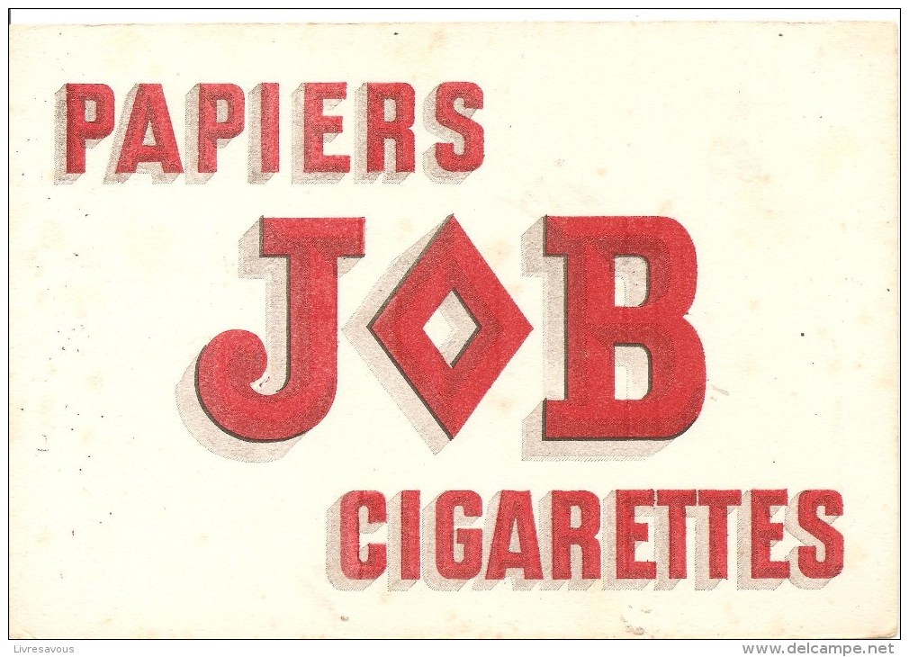 Buvard JOB Papiers JOB Cigarettes - Tabaco & Cigarrillos