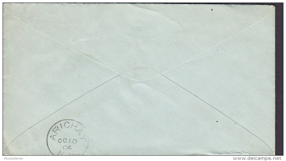 Canada JOHN K. MACDONALD General Merchant WHYCOCOMAGH Cape Breton 1904 Cover Lettre ARICHAT N.S. (2 Scans) - Cartas & Documentos