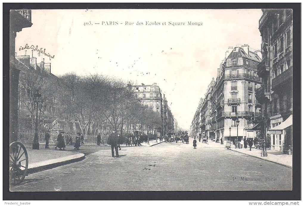 PARIS  5 E - Rue Des Ecoles Et Square Monge - Distretto: 05