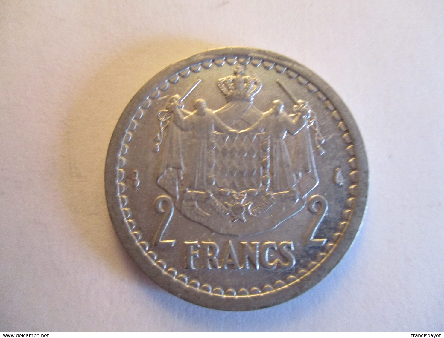 Monaco 2 Francs Non Daté (1943) - 1922-1949 Louis II