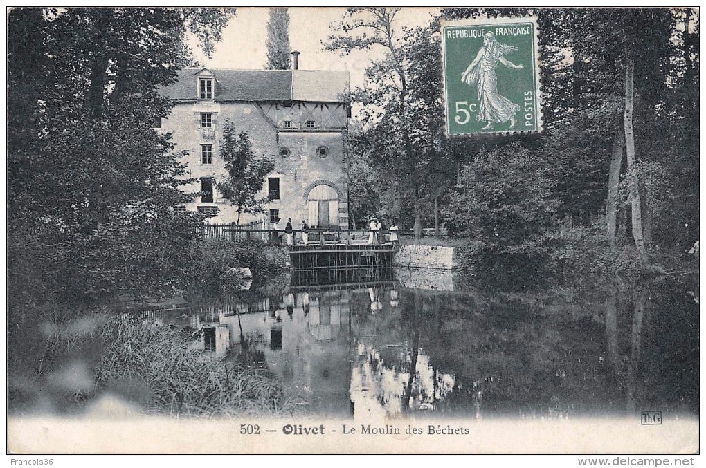 Lot de 52 cartes de OLIVET - Bords du Loiret - Toutes les cartes sont scannées -