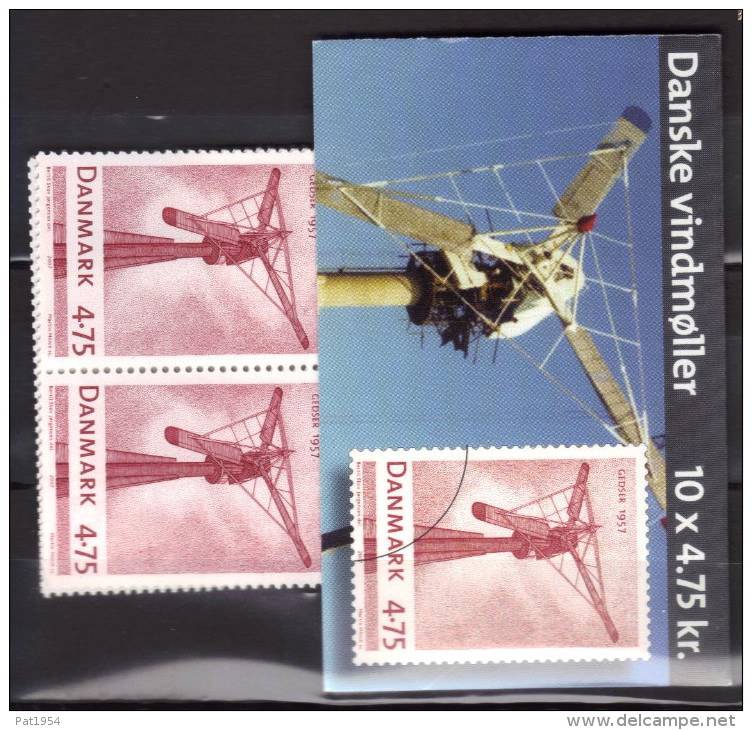 Danemark 2007 Carnet Neuf C1458 éoliennes - Carnets