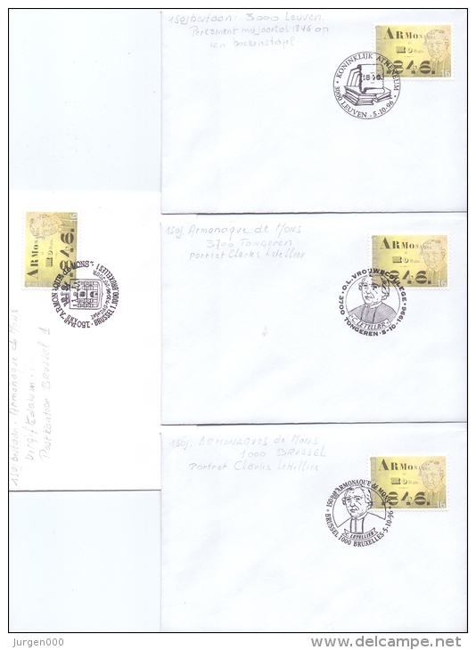 België -150 Jaar "Armonaque De Mons" - FDC's - 5/10/1996 (RM9804) - Other & Unclassified