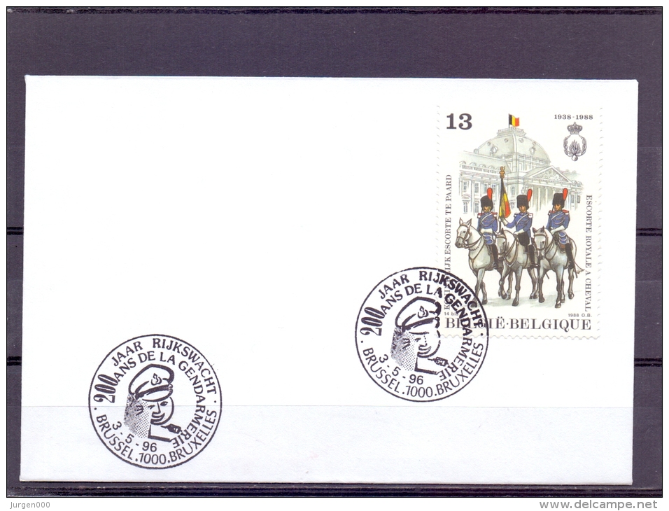 België - 200 Jaar Rijkswacht - Brussel 3/5/1996  (RM9875) - Police - Gendarmerie