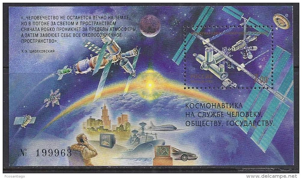 ESPACIO - RUSIA 1999- Yvert#H 243**  Precio Cat&euro;3 - Europa