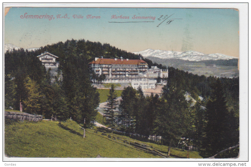 Austria - Semmering - Villa Meran - Semmering