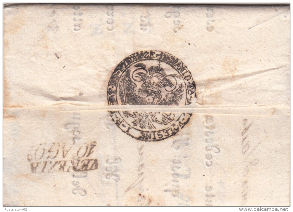 Prefilatelica, Rovigo Per Pellestrina, 1822.  Con Contenuto. - 1. ...-1850 Prephilately