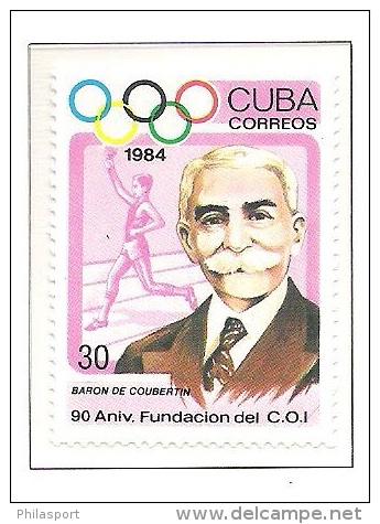 Cuba  JO Los Angeles 1984   Perf  **  MNH - Summer 1984: Los Angeles