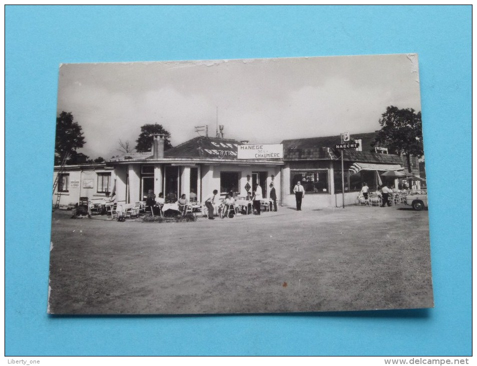 Café - Restaurant " La Chaumière " Manège Marche En Famenne - Anno 19?? ( Zie Foto´s Voor Detail ) ! - Cartes De Visite