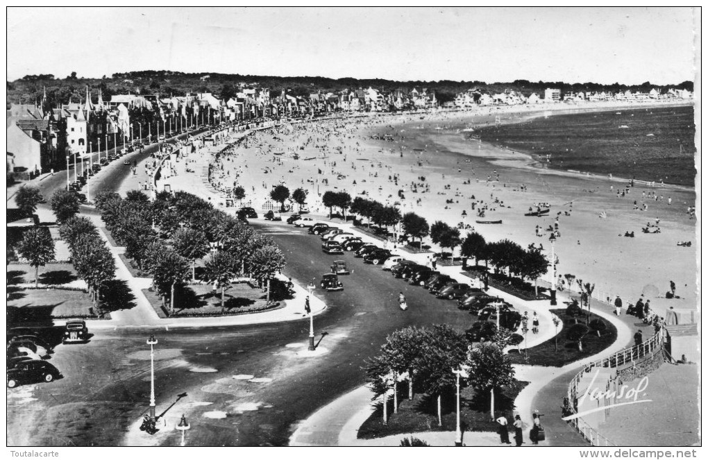 CPSM 44  LA BAULE VUE GENERALE DE LA PLAGE 1961 - La Baule-Escoublac