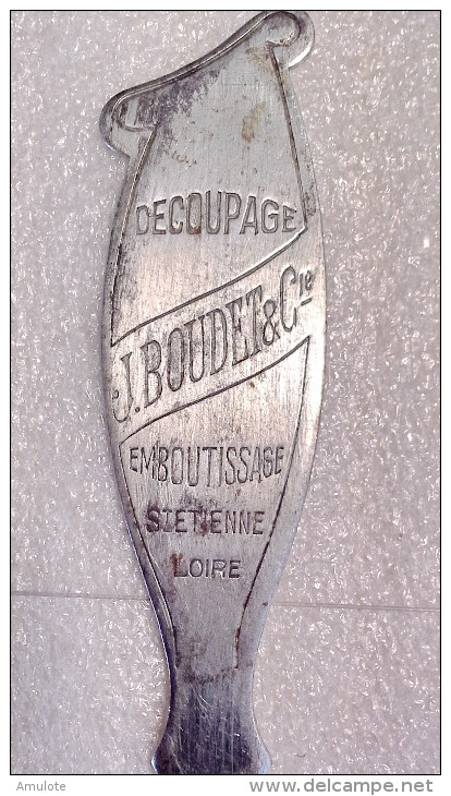 Coupe-papier Publicitaire En Métal J. BOUDET & Cie - Découpage Emboutissage St-Etienne Loire - Letter-opener