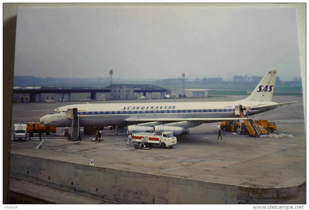 SAS  DC 8  LN MOO  PRESTWICK AIRPORT - 1946-....: Moderne