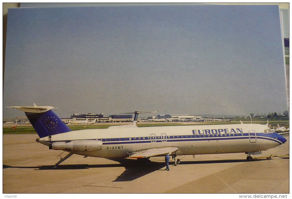 EUROPEAN  BAC 111  G AVMY  BIRMINGHAM AIRPORT - 1946-....: Moderne