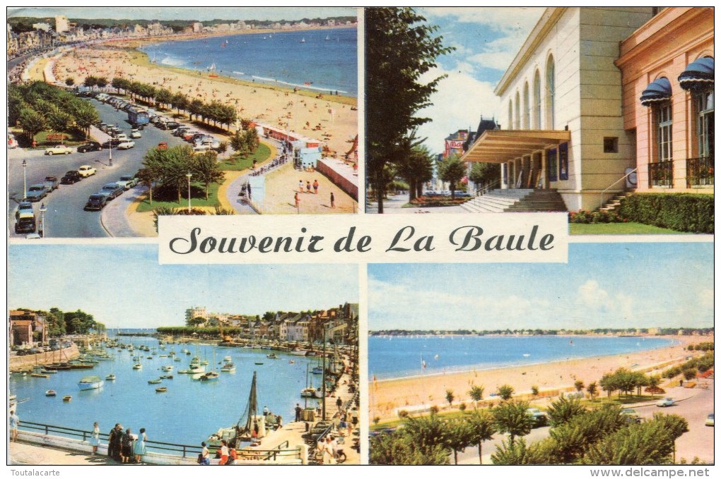 CPSM 44  SOUVENIR DE LA BAULE  1962 - La Baule-Escoublac