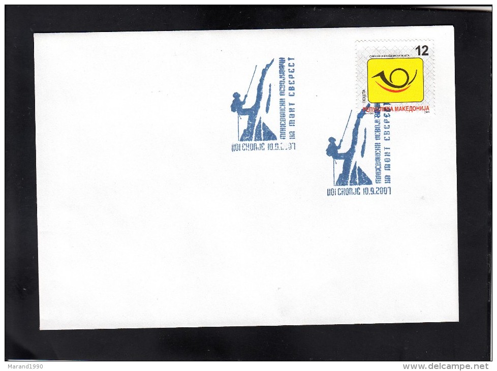 REPUBLIC OF MACEDONIA, SPECIAL CANCEL, 2007, MACEDONIAN CONQUERERS ON MOUNT EVEREST (26/2007) ** - Climbing