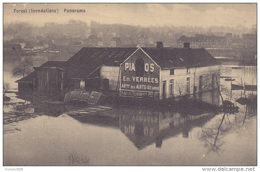 Forest (Inondations) - Panorama (Pianos, Edit. F. De Clerck) - Vorst - Forest
