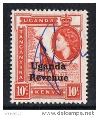 Uganda Bft140 1954 Revenue 10c Used - Uganda (...-1962)