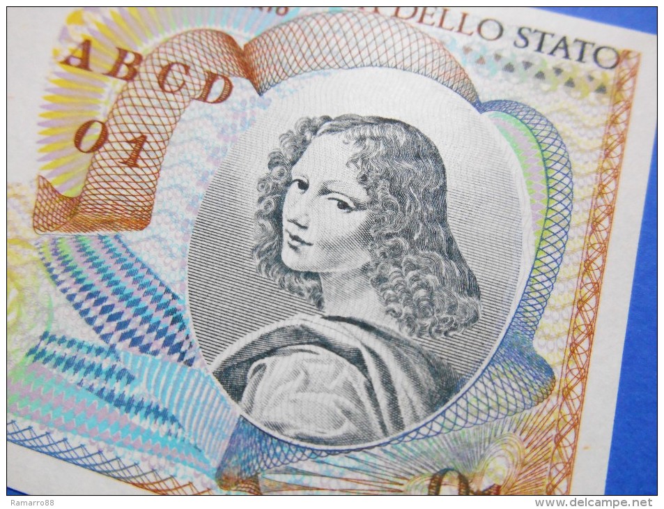 Italy I.P.Z.S. "Volto Femminile" Specimen Test Note Istituto Poligrafico e Zecca di Stato UNC