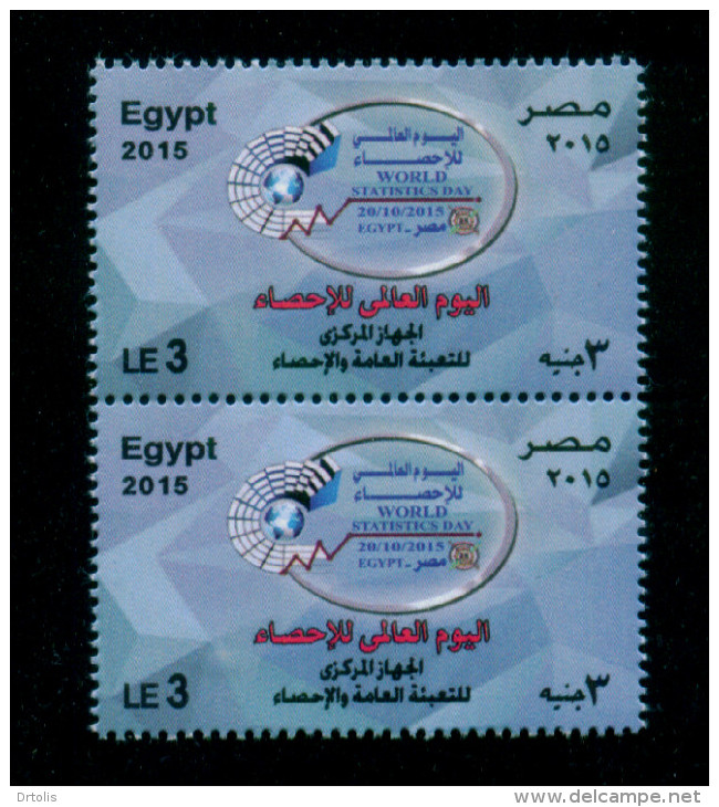 EGYPT / 2015 / WORLD STATISTICS DAY / CENTRAL AGENCY FOR PUBLIC MOBILIZATION & STATISTICS / MNH / VF - Ungebraucht