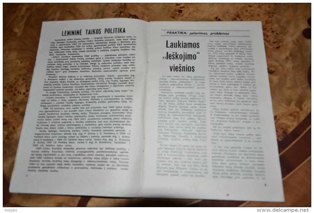 Litauen Lithuania Soviet Propaganda Magazine   " Laikas Ir Ivykiai "1973 Nr.10 - Magazines